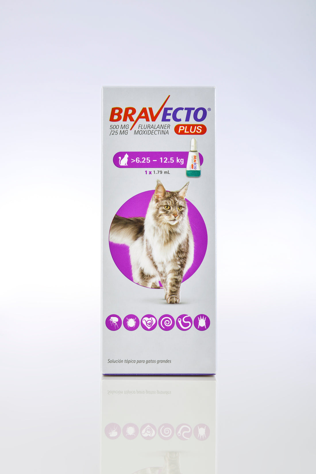 Bravecto pipeta para gato de 6.25-12.5 Kg 1.79 mL