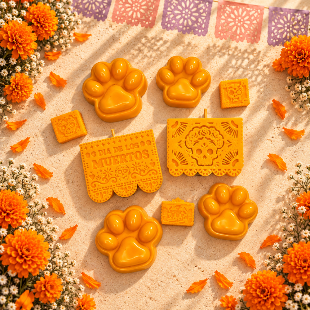 Set de Velas Día de Muertos Mix