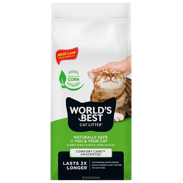 Arena World's Best Comfort Care Arena Natural Aglutinante Sin Fragancia para Gato