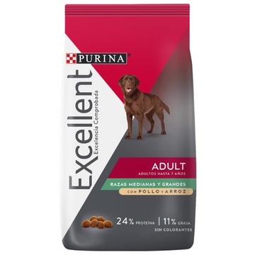 Alimento Purina Excellent Adulto Pollo y Arroz (Precio exclusivo para CDMX)