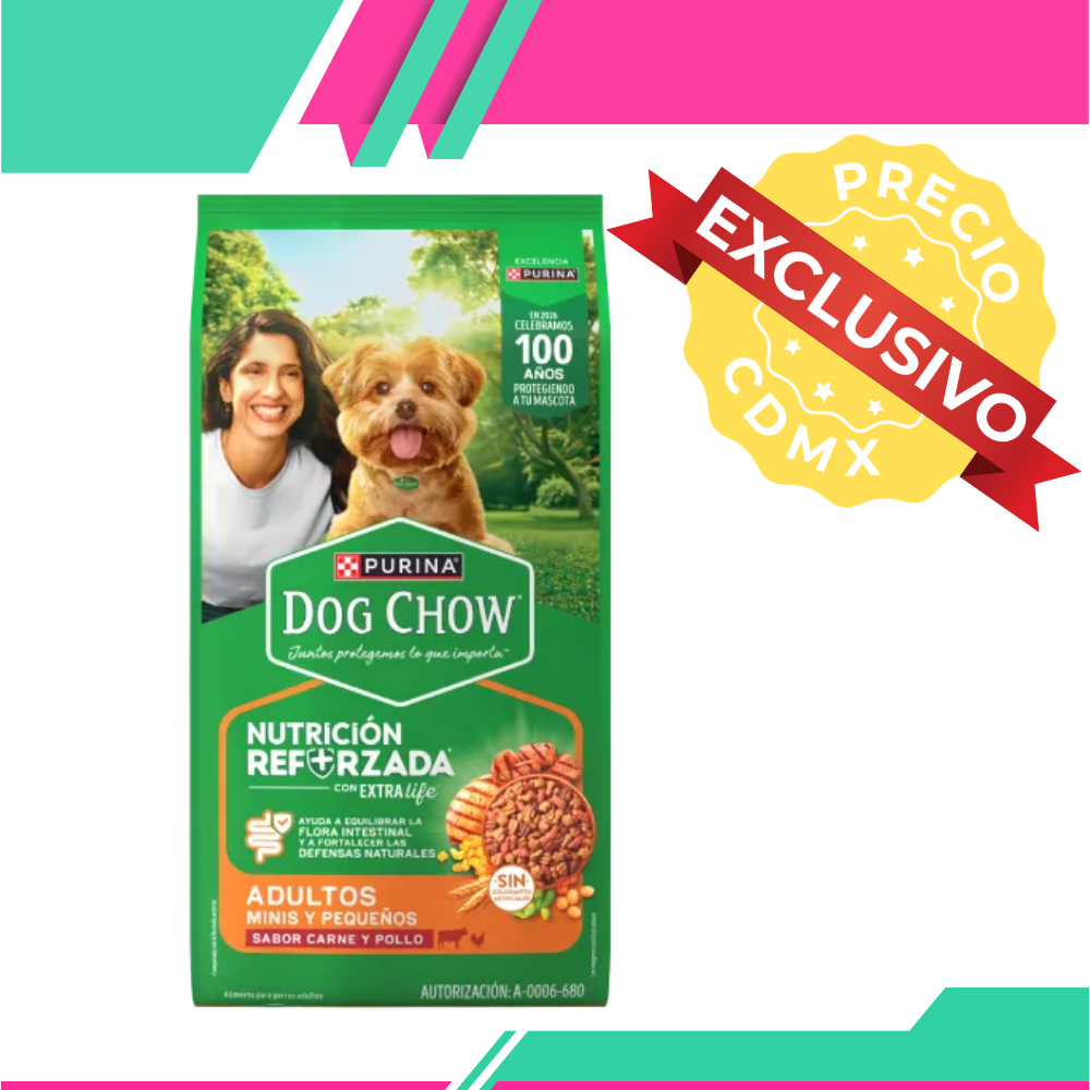 Dog Chow Adulto Raza Pequeña (Venta únicamente en CDMX)