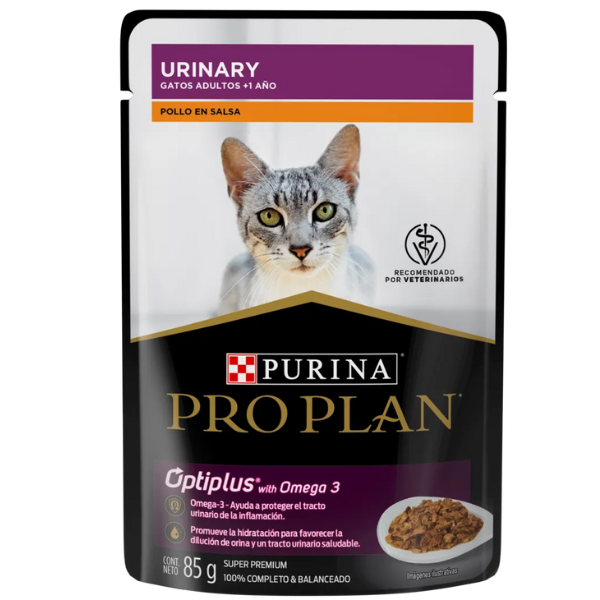 ALIMENTO HUMEDO PRO PLAN URINARY GATOS POLLO EN SALSA 24 SOBRES