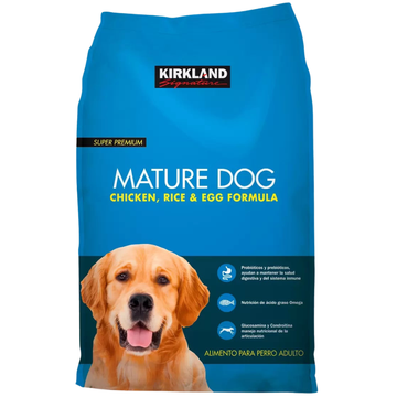Alimento Kirkland Mature Pollo y Arroz para Perro