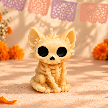 Velas de Gatos Esqueletos