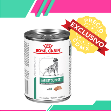 Alimento Humedo Royal Canin Soporte de Saciedad (Satiety) Perro Lata 380 g (Precio exclusivo para CDMX)