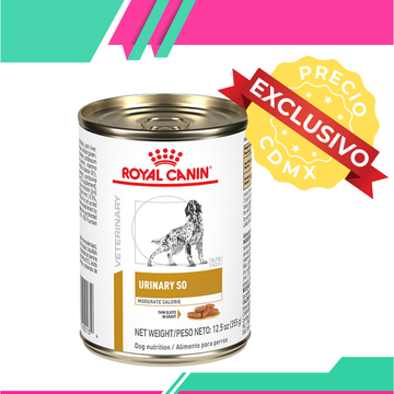 Alimento Húmedo Royal Canin Tracto Urinario SO Calorias Moderadas Perro Lata 360 g (Precio exclusivo para CDMX)
