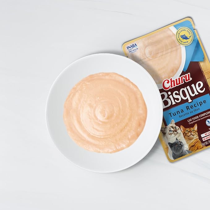 Inaba Churu Bisque Premio para Gatos (Caja con 6 Sobres)