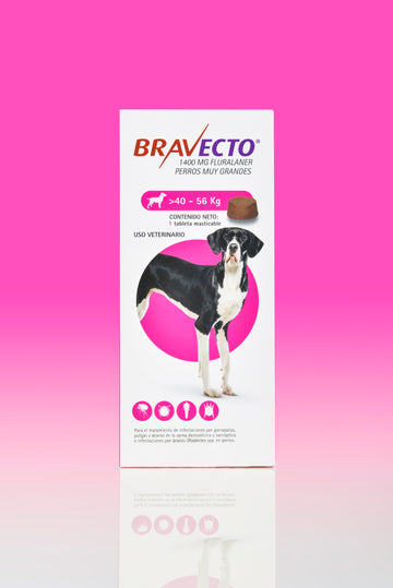 Bravecto para perro de 40-56 Kg 1400 mg