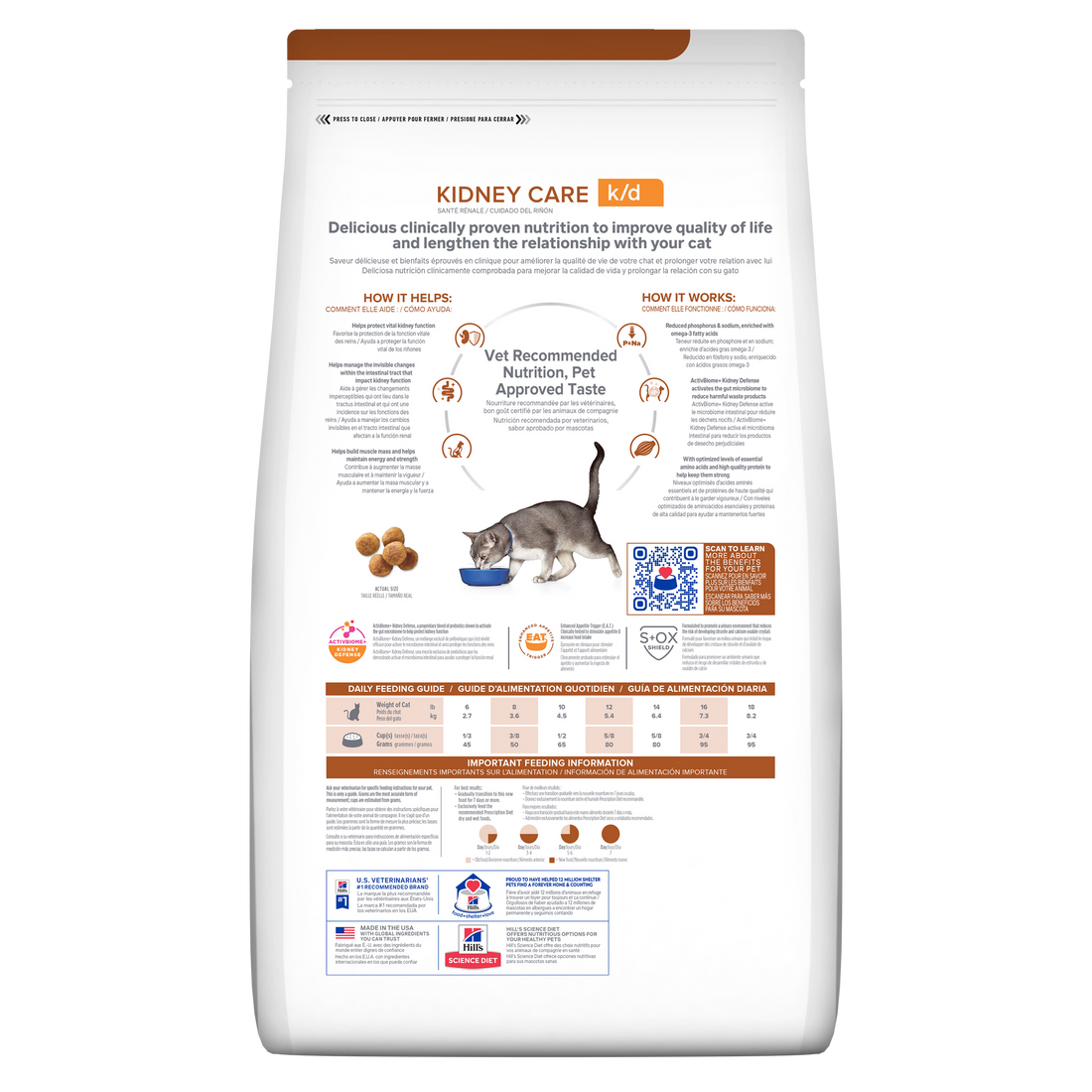 Alimento Hill's Prescription Diet k/d with Chicken Cat