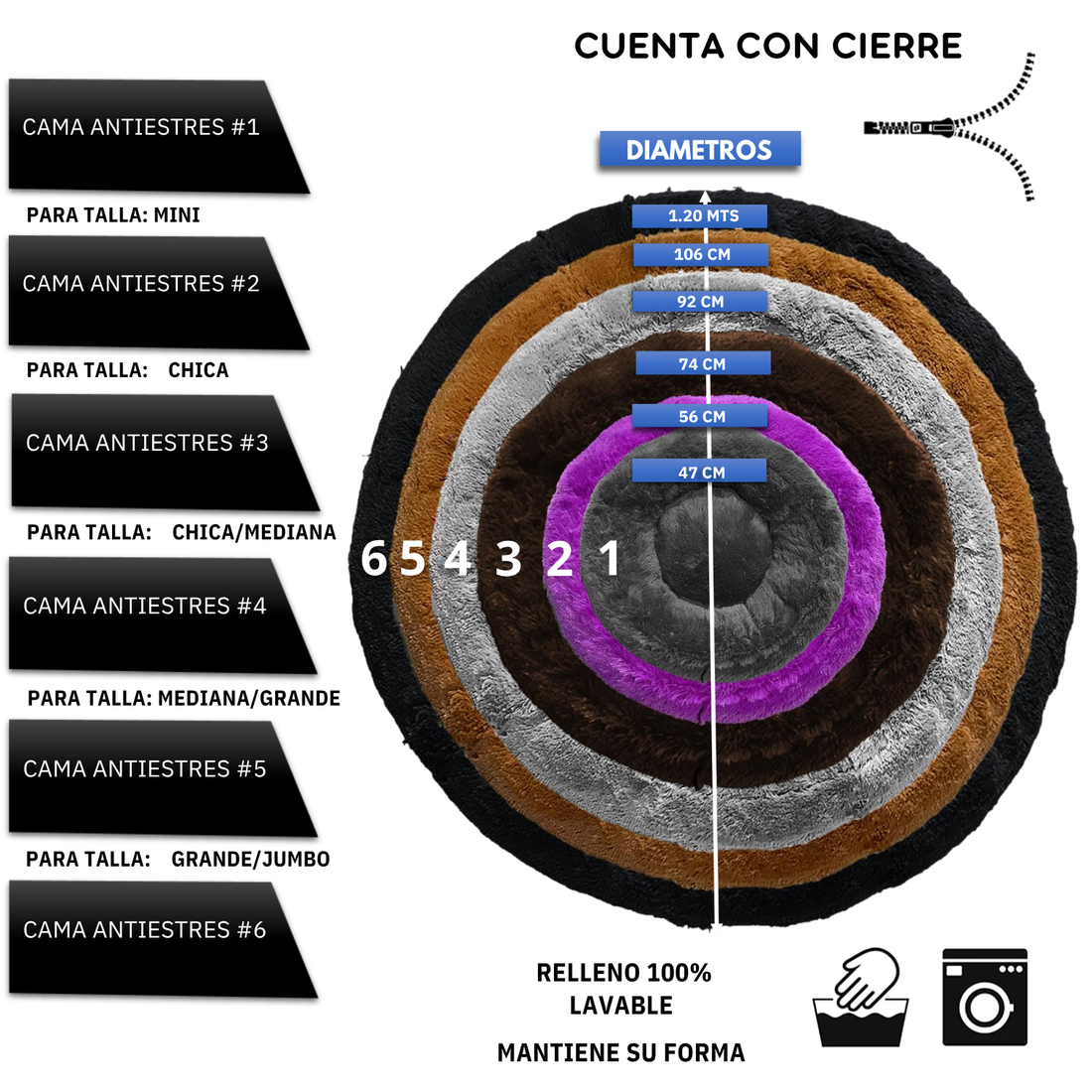 Cama Antiestrés Para Perros