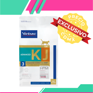 Alimento Virbac Cat Kidney & Joint Advance #3 (Precio Exclusivo para CDMX)
