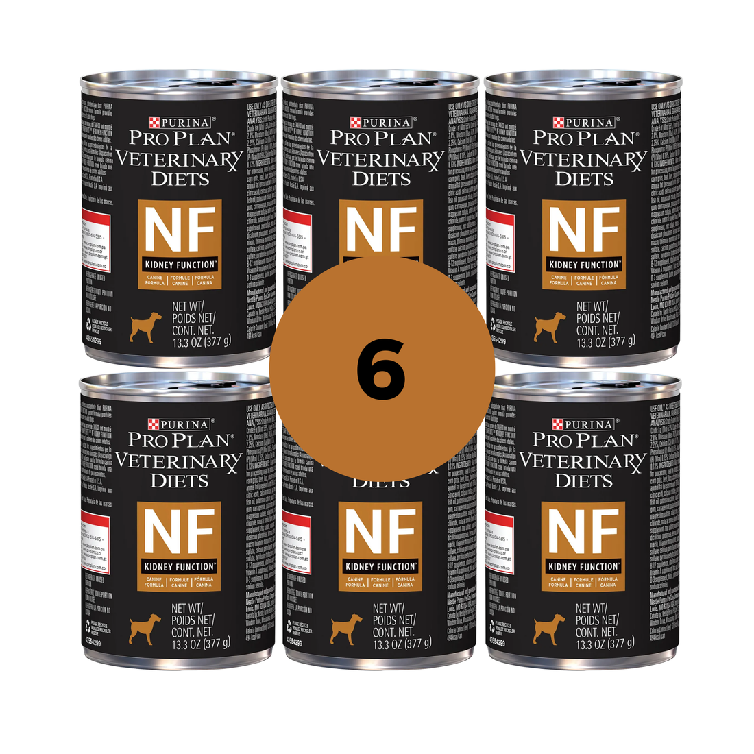 Alimento Húmedo Pro Plan NF Kidney Function Paquete de Latas