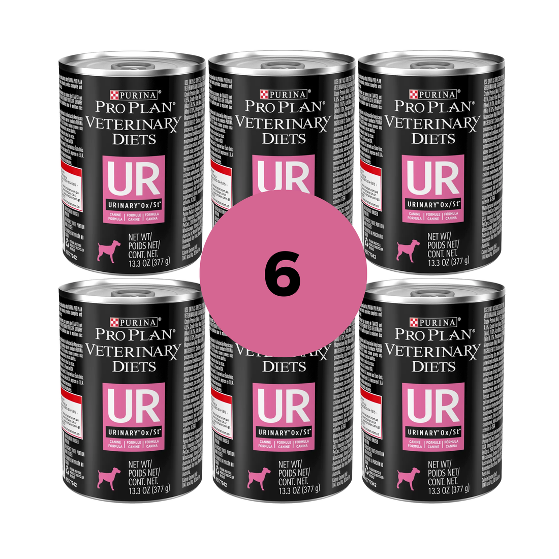 Alimento Húmedo Pro Plan UR Urinary Ox/St Paquete de Latas