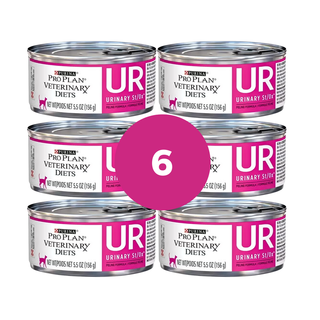 Alimento Húmedo Pro Plan UR Urinary St/Ox Cat Paquete de Latas