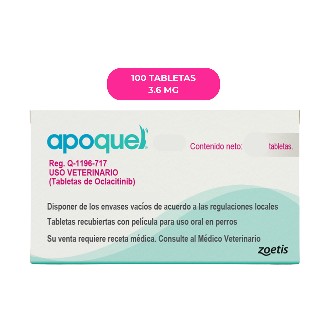 APOQUEL (Oclacinitib) 100 Tabletas