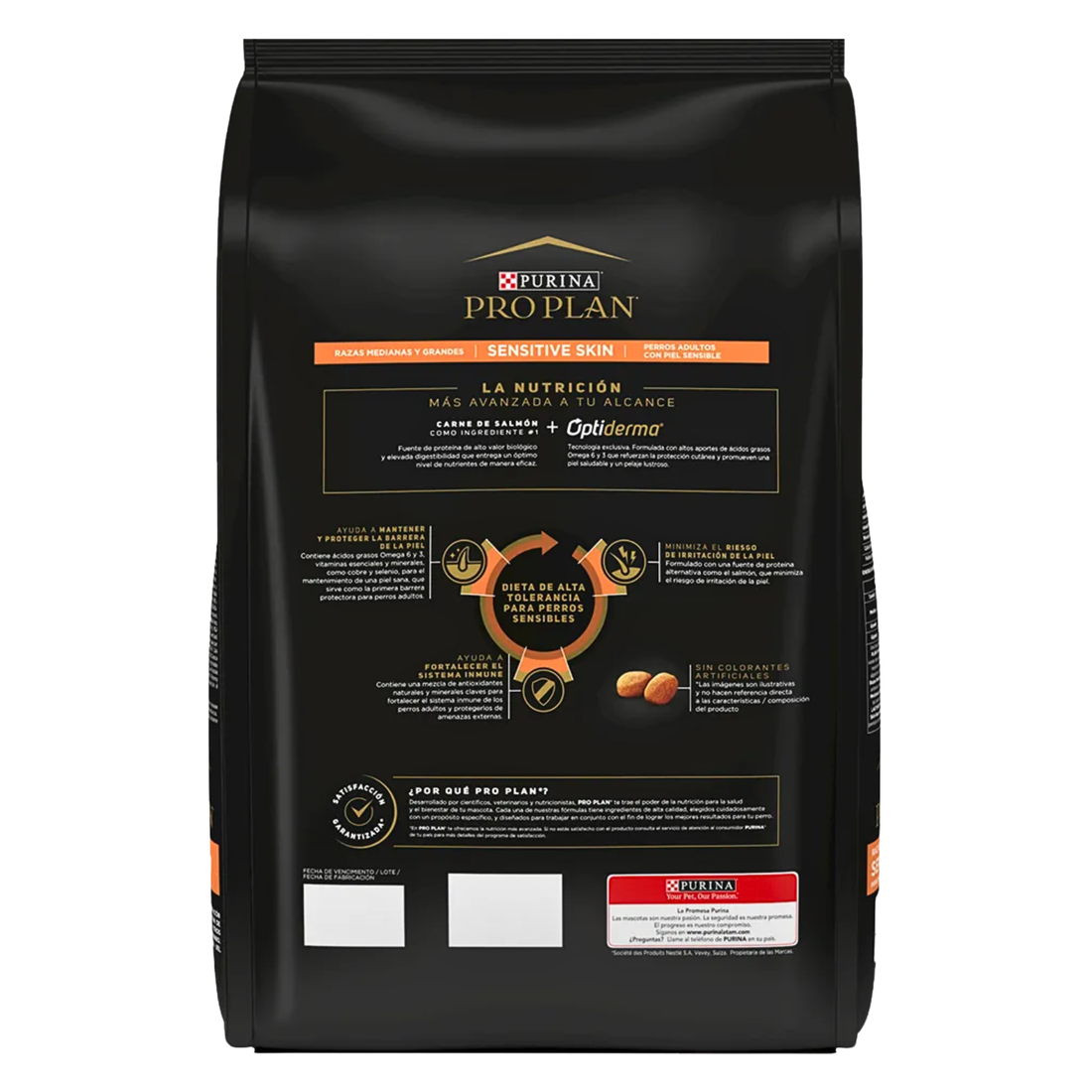 Alimento Pro Plan Adulto Sensitive Skins Razas Medianas y Grandes
