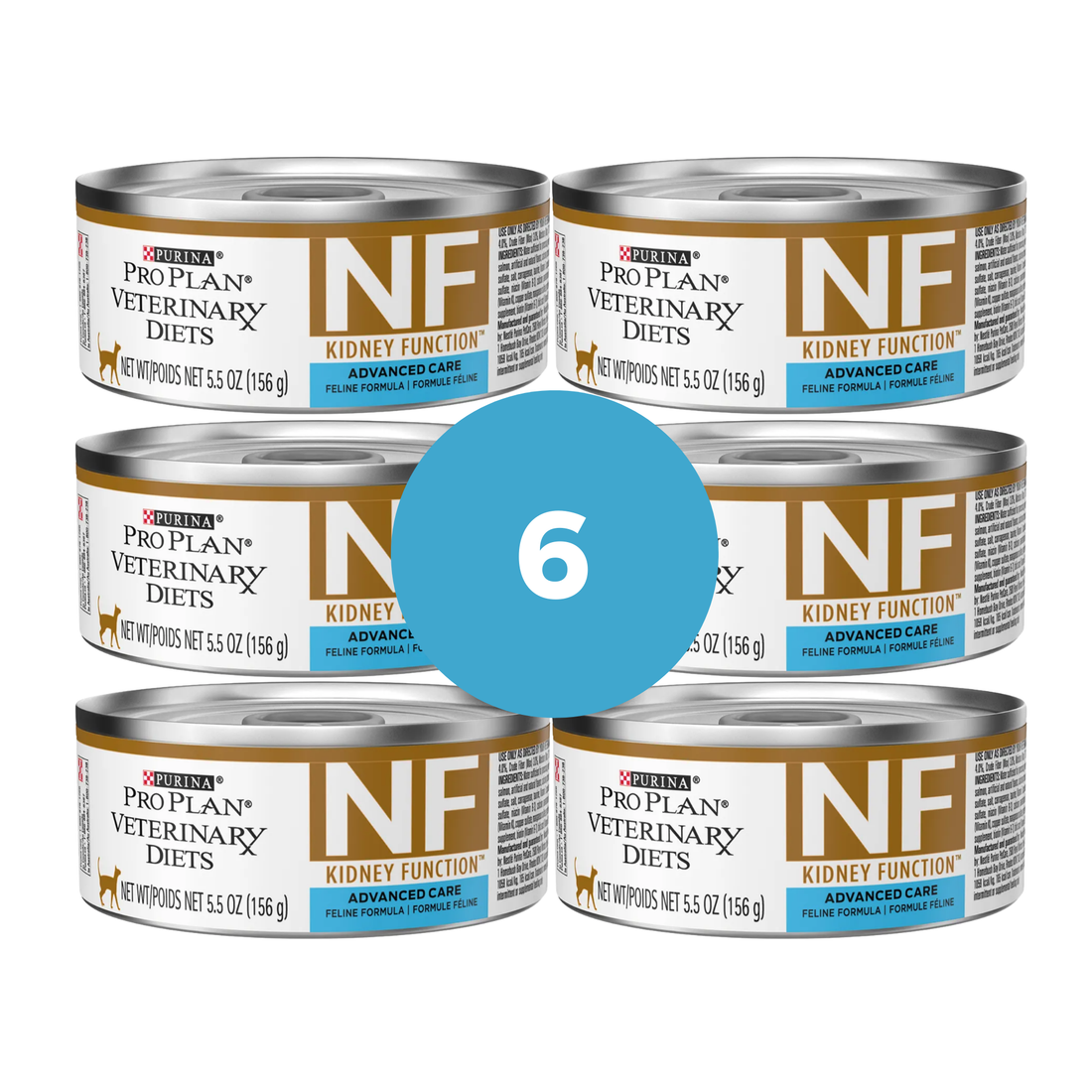 Alimento Húmedo Pro Plan NF Advanced Care Cat Paquete de Latas