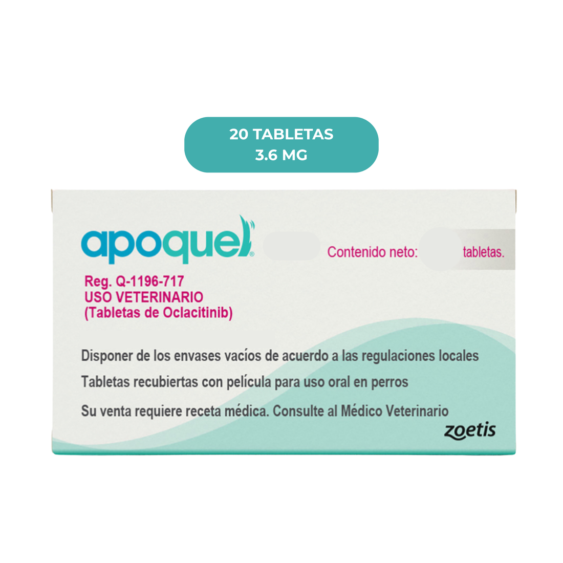 APOQUEL (Oclacinitib) 20 Tabletas