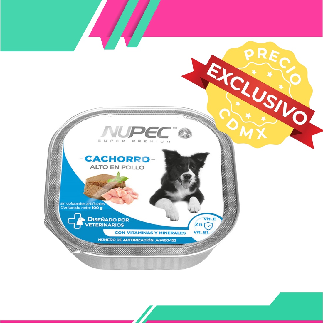Alimento Húmedo Nupec Perro Cachorro 4 Blister c/u de 16 Charolas (Precio Exclusivo para CDMX)