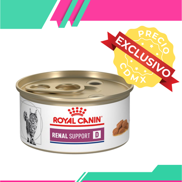Alimento Humedo Royal Canin Renal D Gato 85 g (Precio exclusivo Para CDMX)