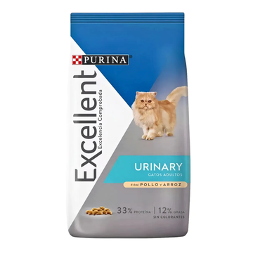 Alimento Excellent Urinary Gatos Adultos con Pollo y Arroz