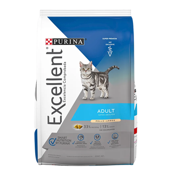 Alimento Excellent Adulto Gato Pollo y Arroz