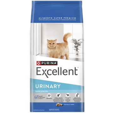 Alimento Excellent Urinary Gatos Adultos con Pollo y Arroz (Precio exclusivo para CDMX)
