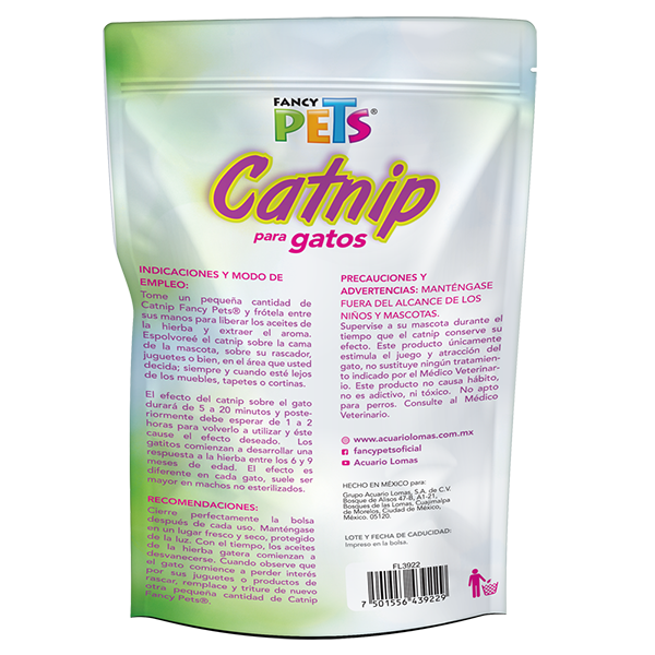 CATNIP P/GATOS 28 G FANCY PETS