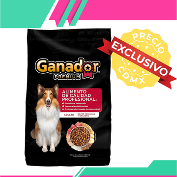 Alimento Ganador Premium Adulto Razas Medianas Y Grandes (Producto Exclusivo CDMX)