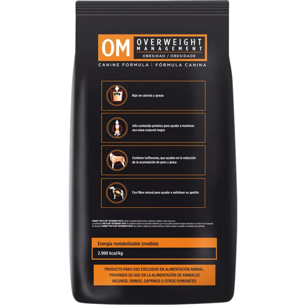 Alimento Pro Plan Dog OM Oveweight Management Veterinary Diets