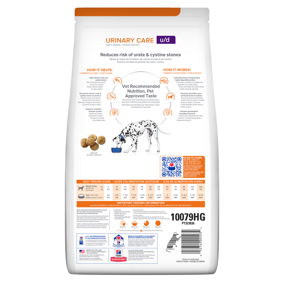Alimento Hill's Prescription Dog Diet u/d Dog