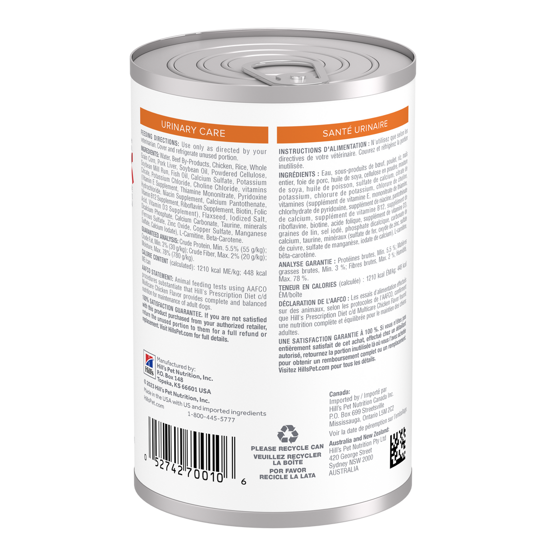 Alimento Humedo Hill's Prescription Diet c/d Multicare Canine Chicken