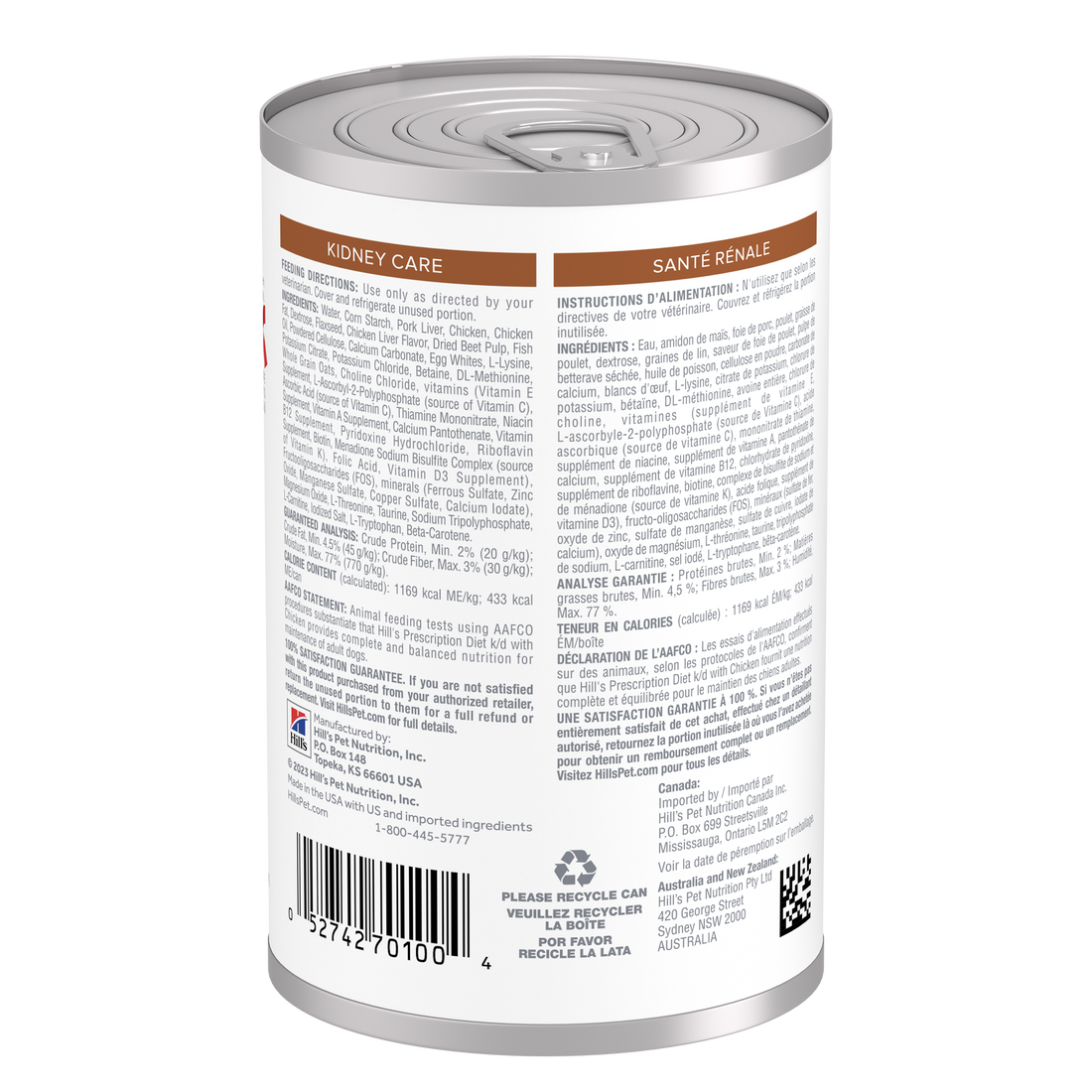 Alimento Humedo Hill's Prescription Diet k/d with Chicken Dog