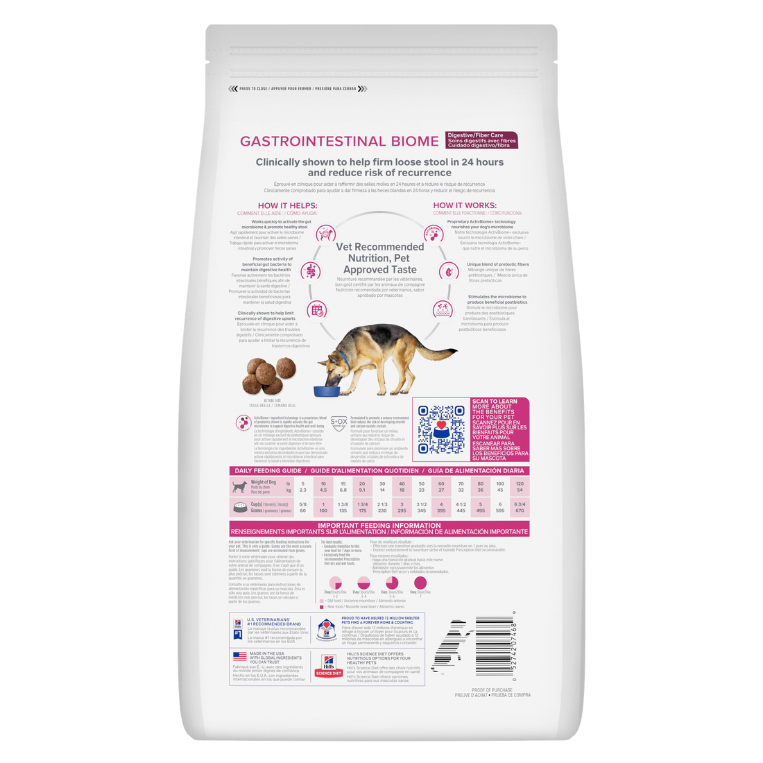 Alimento Hill's Prescription Diet Gastrointestinal Biome Dog