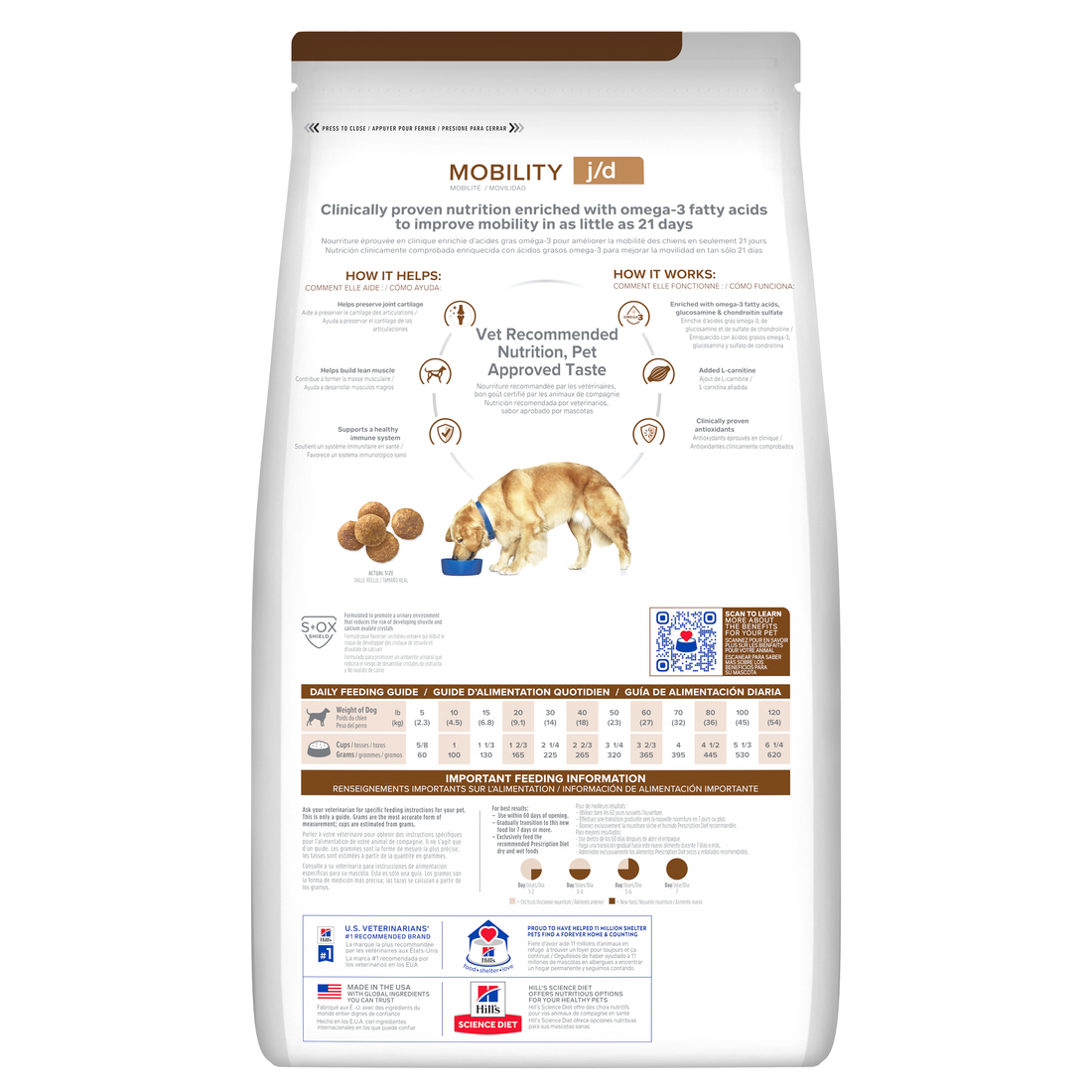 Alimento Hill's Prescription Diet j/d Mobility Dog