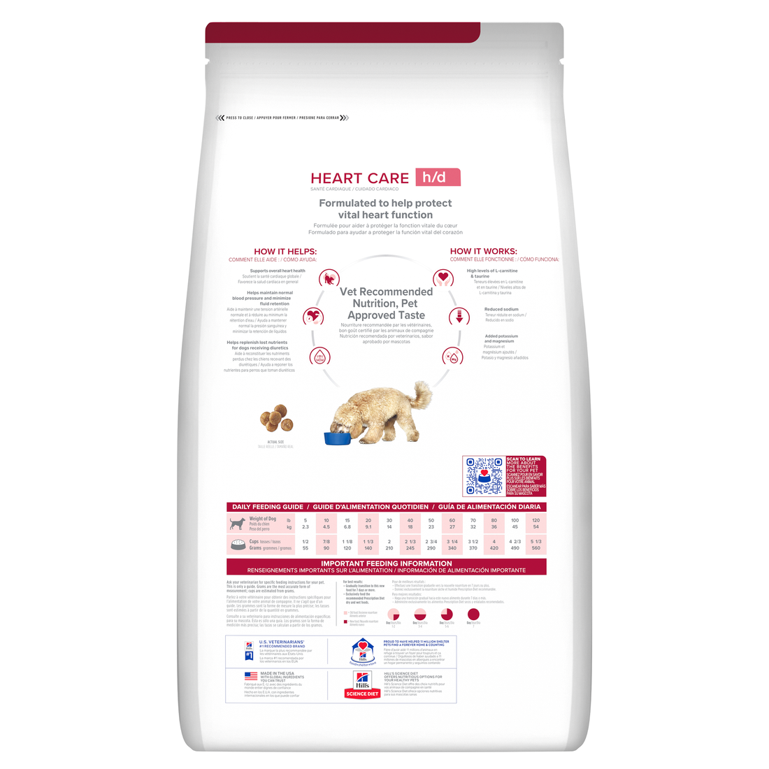 Alimento Hill's Prescription Diet h/d Heart Care Dog