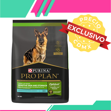 Alimento Pro Plan Sensitive Skin and Stomach Razas Medianas y Grandes (Precio exclusivo para CDMX)