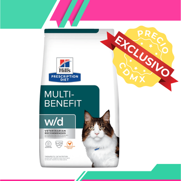 Alimento Hill's Cat Prescription Diet w/d Multi-Benefit (Precio exclusivo para CDMX)