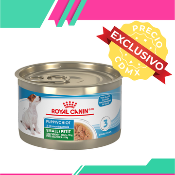 Alimento Húmedo Royal Canin Small Puppy Cachorro Raza Pequeña Lata 145 g (Precio Exclusivo CDMX)