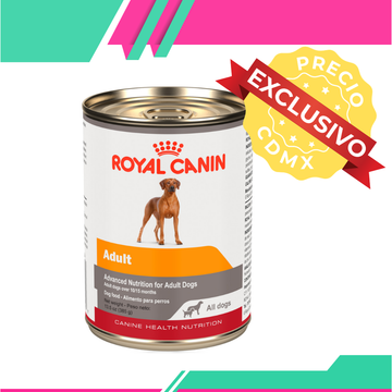 Alimento Húmedo Royal Canin Adulto Todas Las Razas Perro Lata 385 g (Precio Exclusivo Para CDMX)