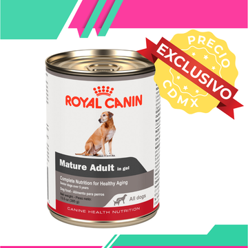 Alimento Húmedo Royal Canin Mature Perro Senior Todas Las Razas Lata 385 g (Precio Exclusivo Para CDMX)