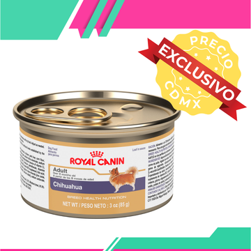 Alimento Húmedo Royal Canin Adulto Raza Chihuahua Lata 85 g (Precio Exclusivo Para CDMX)