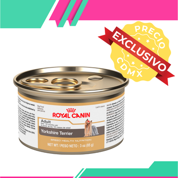 Alimento Húmedo Royal Canin Adulto Raza Yorkshire Lata 85 g (Precio Exclusivo Para CDMX)