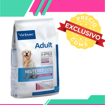 Alimento Virbac Adult Neutered Dog Large & Medium (Precio exclusivo para CDMX)