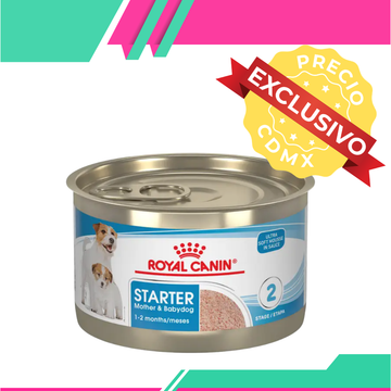 Alimento Humedo Royal Canin Starter Mother&Baby Perro en lactancia y cachorro 145 g (Precio Exclusivo CDMX)