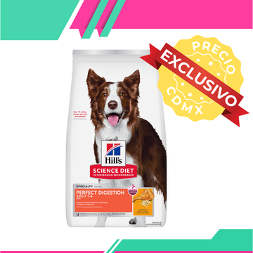 Alimento Hills Perfect Digestion Perro de 1 a 6 años con problemas digestivos (Precio Exclusivo para CDMX)