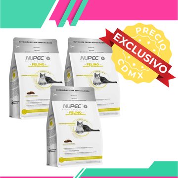 Alimento Nupec Urinary Management Gato Pack de 9 Kg (Precio Exclusivo para CDMX)
