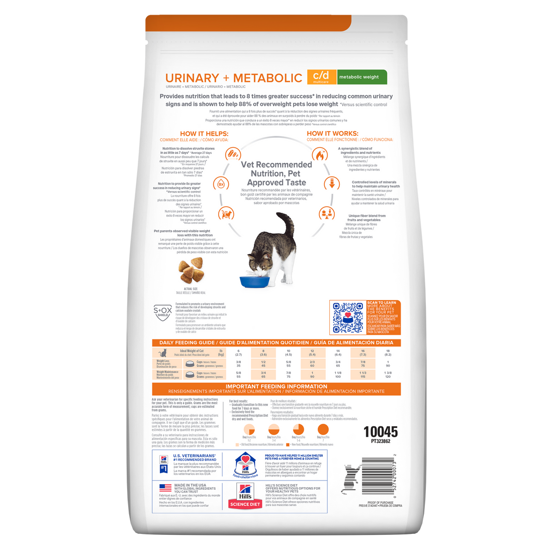 Alimento Hill's Prescription Diet c/d Urinary + Metabolic Cat