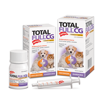 Total Full CG Suspensión oral Para Cachorros Perros y Gatos