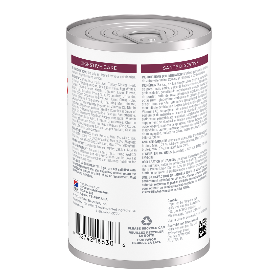 Alimento Humedo Hill's Prescription Diet i/d Low Fat Canine